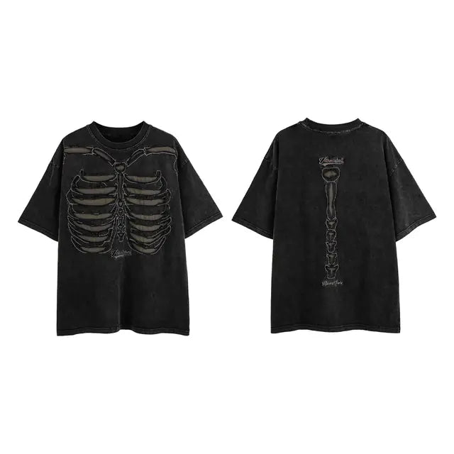 Loose Fit T-Shirt Skeleton