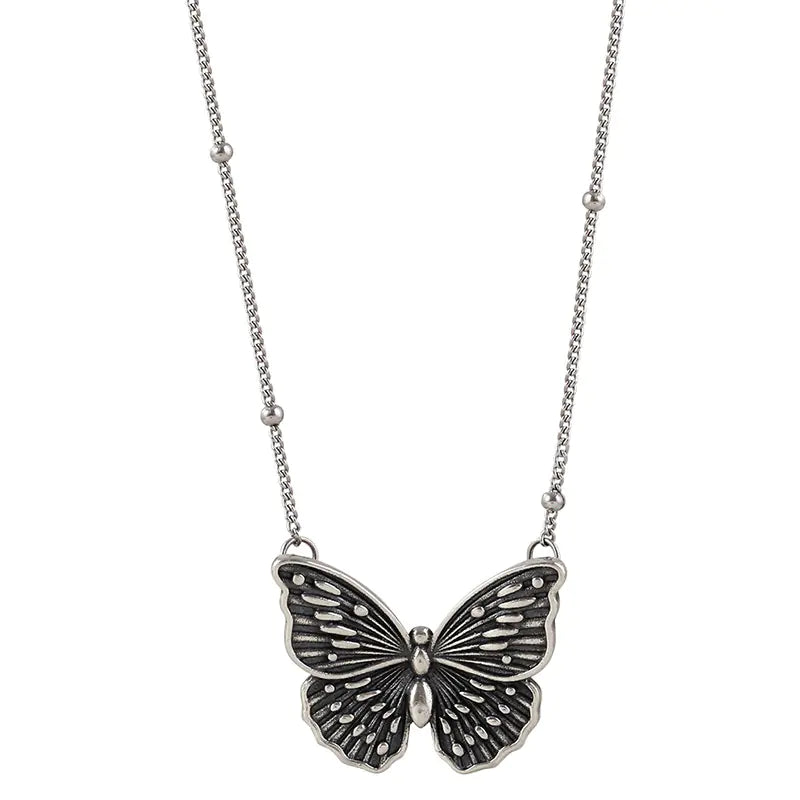 S925 Silver Plated Butterfly Necklace