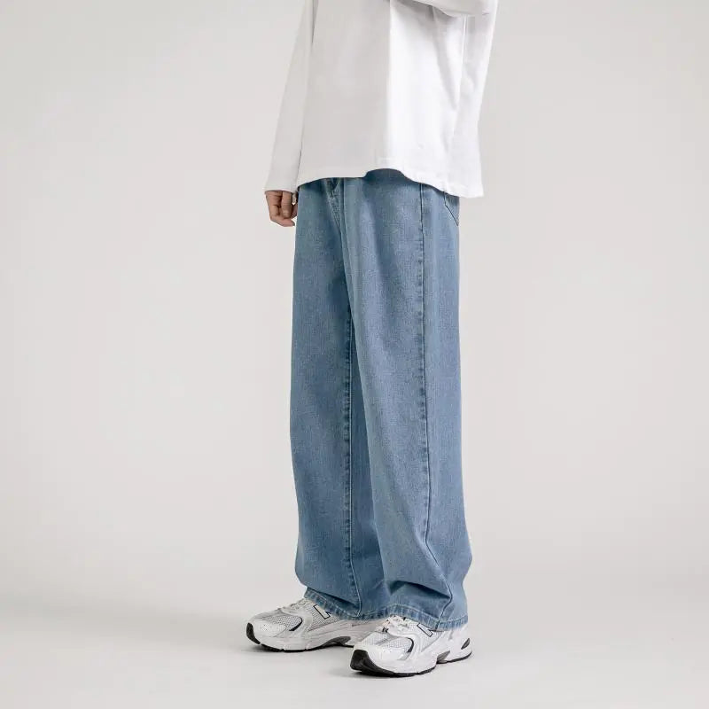Wide-Leg Drape Pants