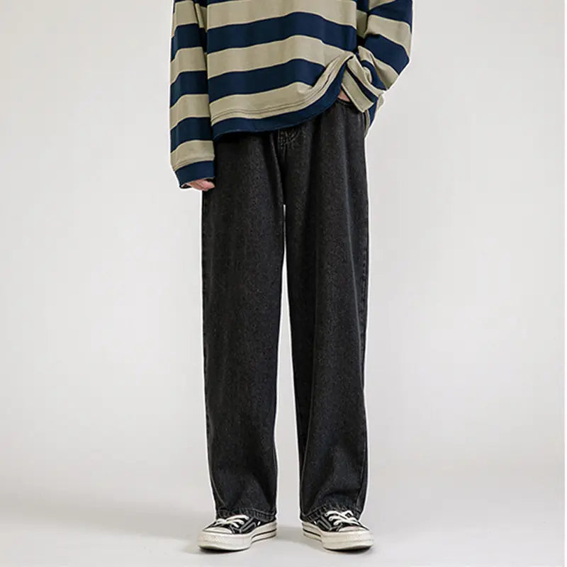 Wide-Leg Drape Pants